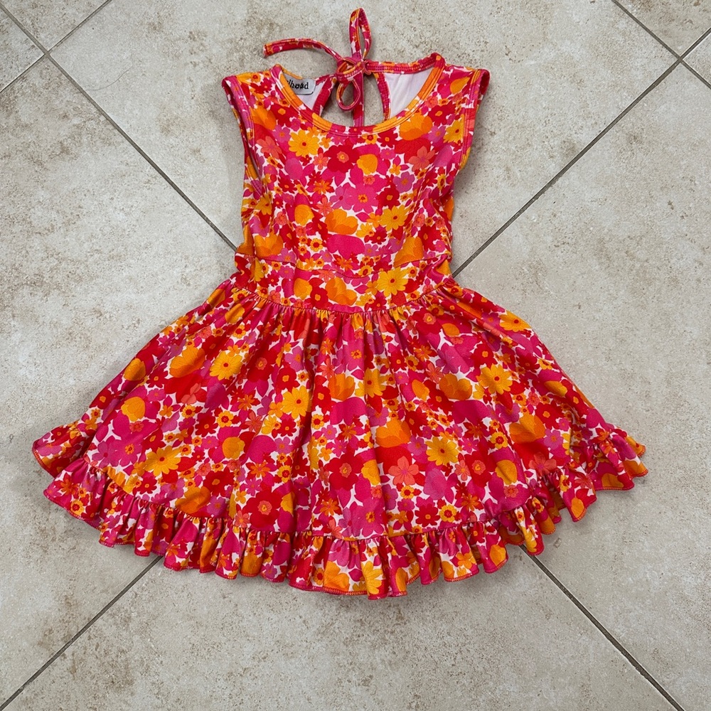 Girlhood summer twirl dress